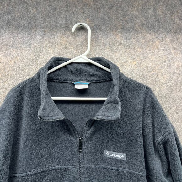 Columbia Jacket Men XXL Adult Gray Full Zip Steen Mountain 2.0 Fleece 155944 - Picture 5 of 13